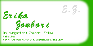 erika zombori business card